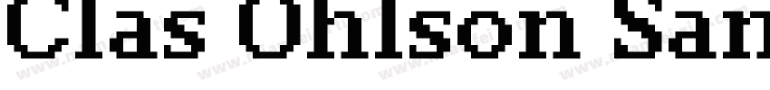Clas Ohlson Sans Web Regular字体转换